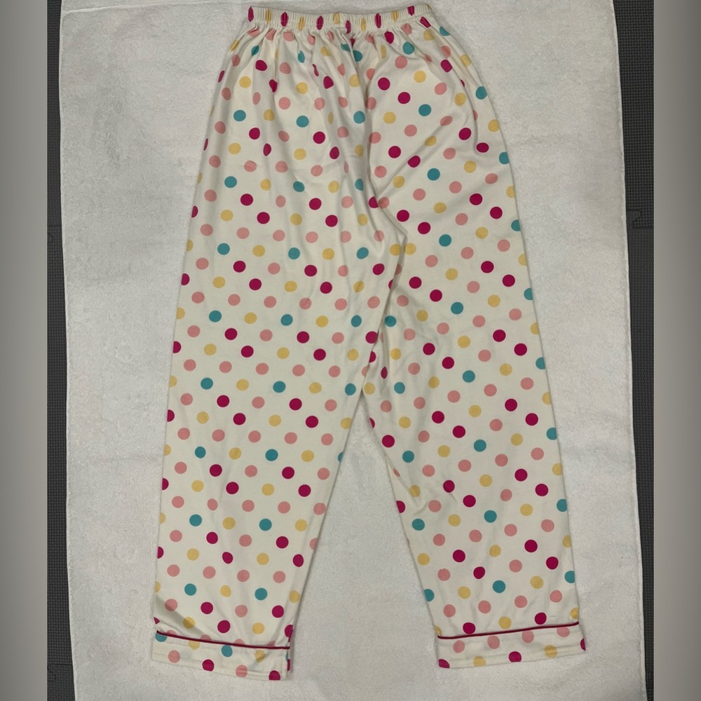 Girl’s Polka Dot Pajama Bottom - Size XL for girls